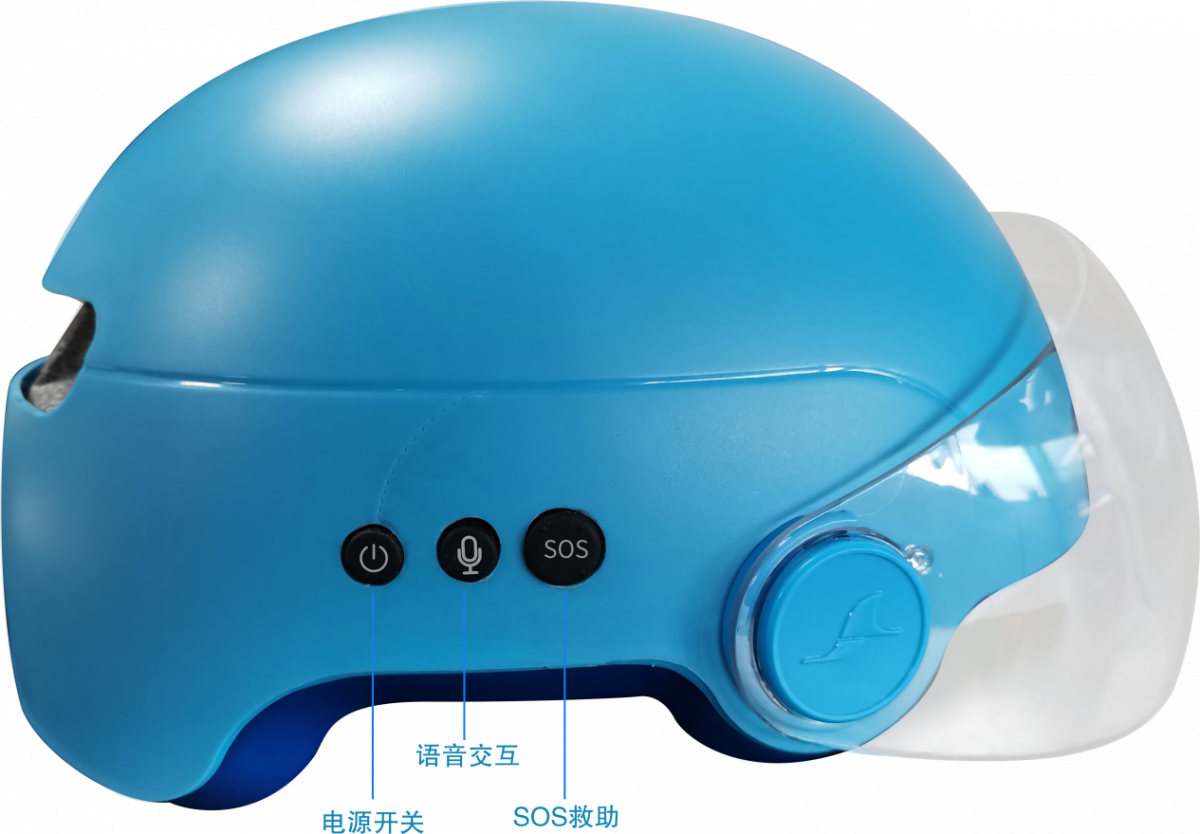 润得为饿了么打造出了一款AI智能骑行头盔，从此外卖小哥送外卖可省心了！